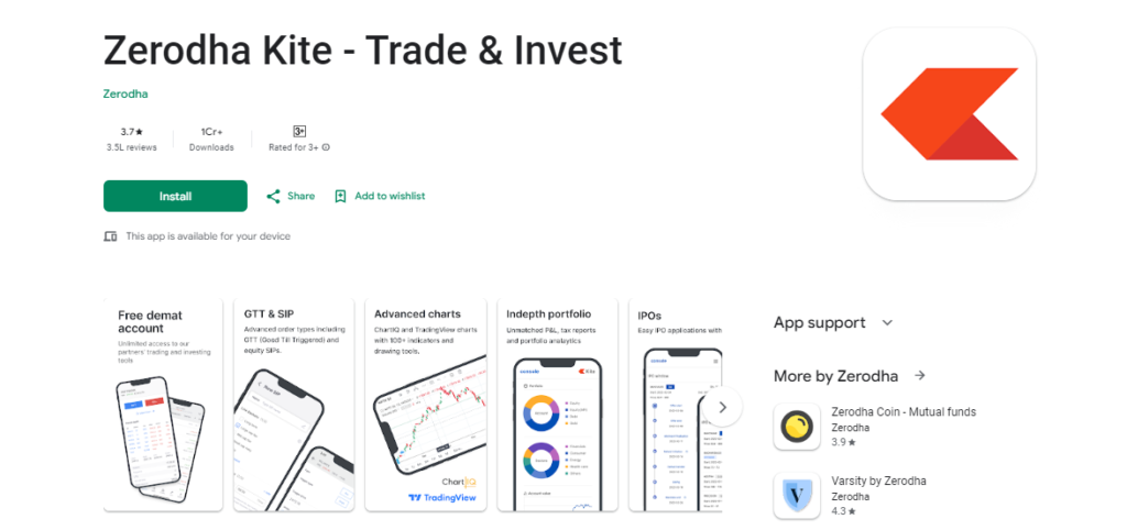 best Finance Apps Kite